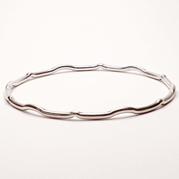 wiggle beatrice bangle mooki jewellery silver handmade silversmith