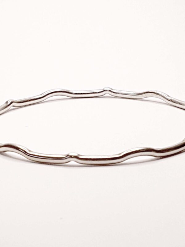 wiggle beatrice bangle mooki jewellery silver handmade silversmith