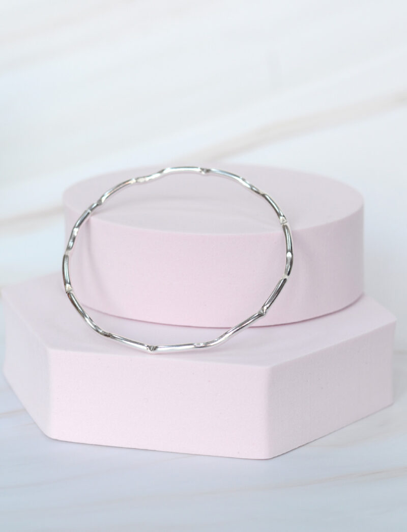 wiggle beatrice bangle mooki jewellery silver handmade silversmith