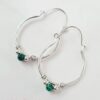 maxi boho hoops mooki jewellery malachite