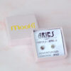 zodiac zero waste studs aries mooki jewellery recycled sterling silver