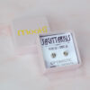 zodiac zero waste studs sagittarius mooki jewellery recycled sterling silver