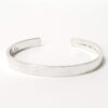 personalised maxi cuff hammered