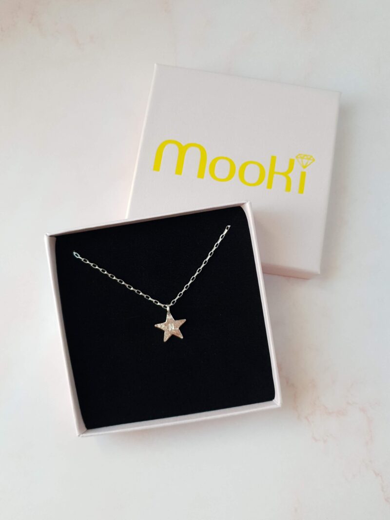 organic star necklace