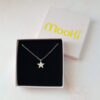 organic star necklace