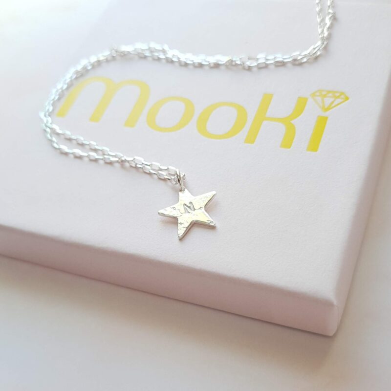 organic star necklace