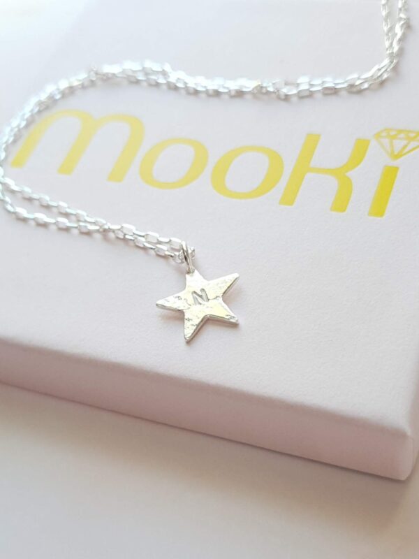 organic star necklace
