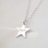 organic star necklace