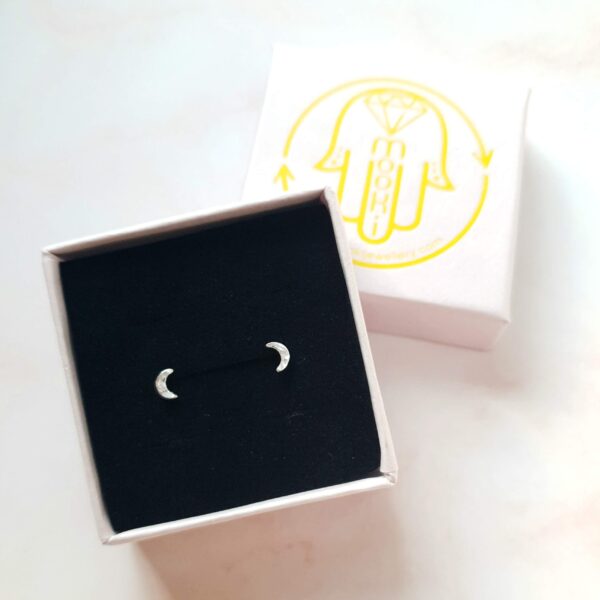 dinky moon studs