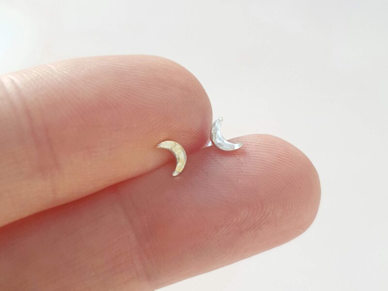 dinky moon studs