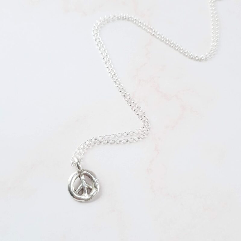 mooki midi peace necklace belcher