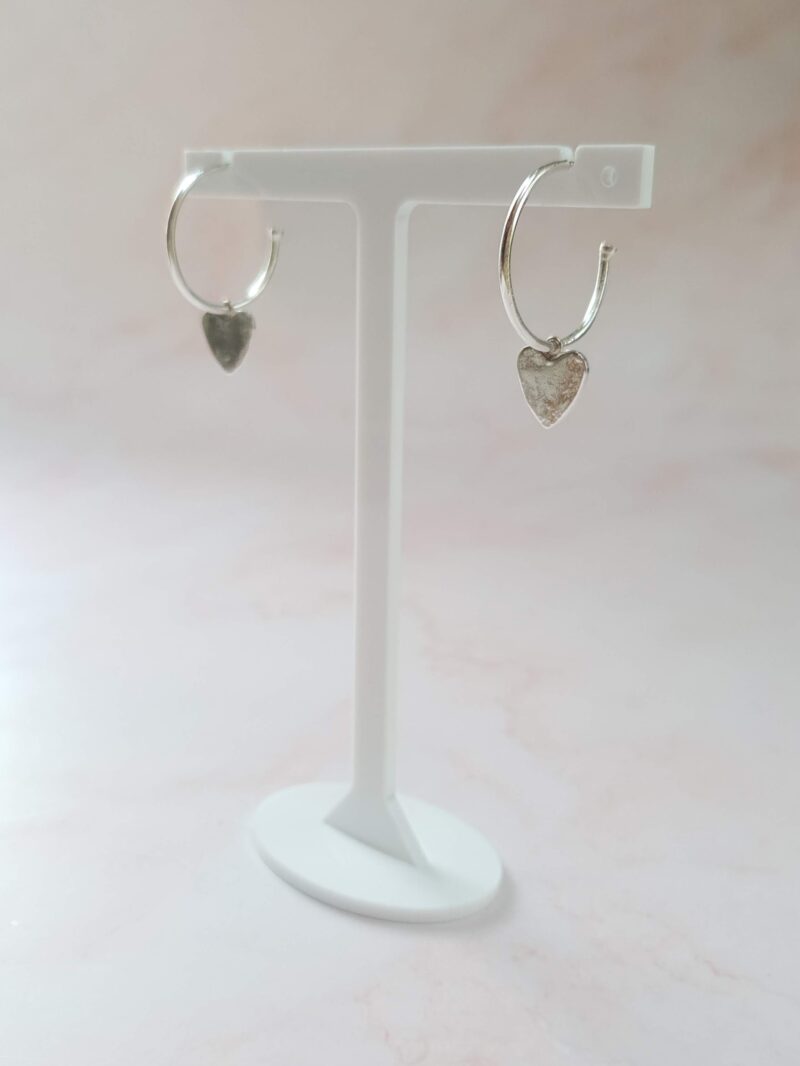 mooki maxi moon hoops silver jewellery earrings