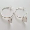 mooki maxi moon hoops silver jewellery earrings