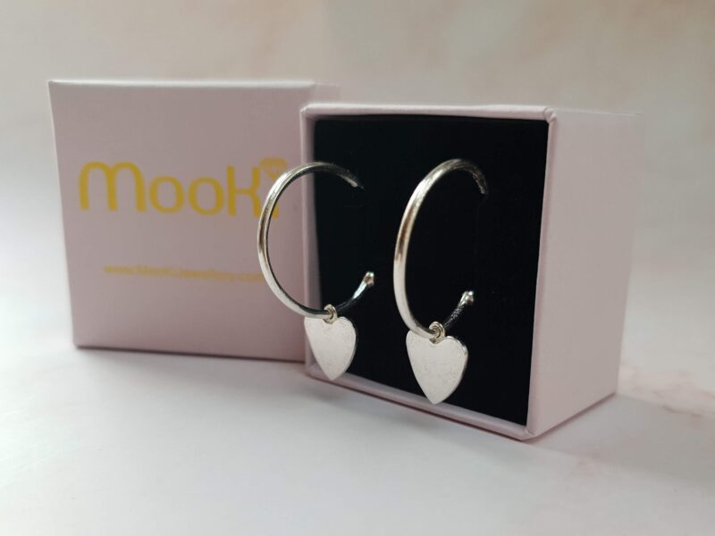 mooki maxi moon hoops silver jewellery earrings