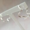 mooki jewellery wiggle hoops recycled silver earrings