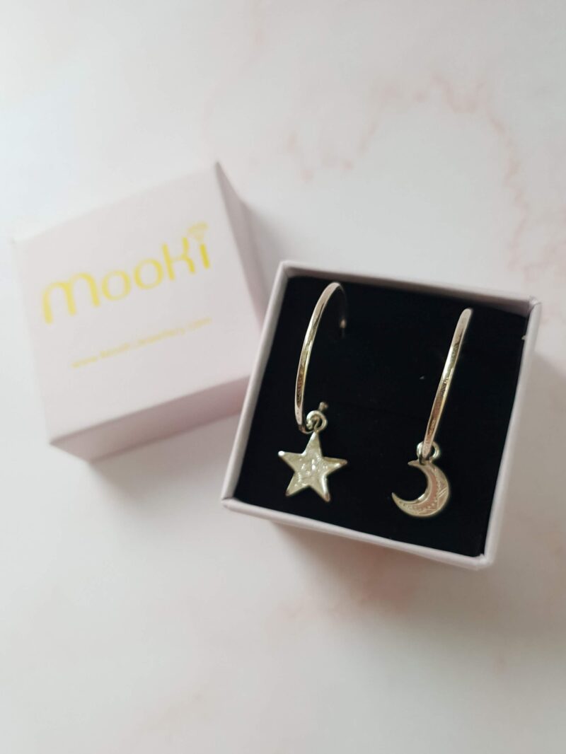 mooki maxi moon star hoops