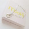 mooki jewellery peace paperclip bracelet