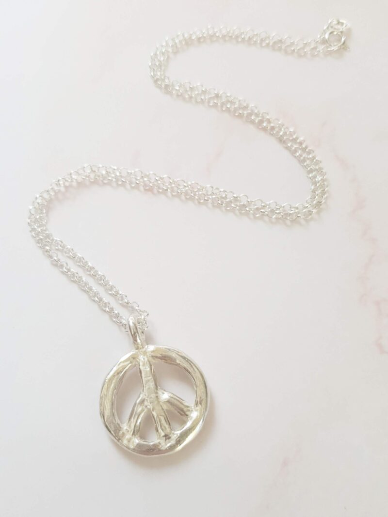 mooki jewellery maxi peace belcher necklace