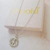 mooki jewellery maxi peace belcher necklace