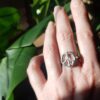 peace ring mooki jewellery sustainable recycled sterling silver cnd ban the bomb