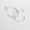 organic hoops mooki jewellery silver