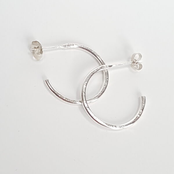 organic hoops mooki jewellery silver