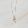 celeste midi necklace belcher mooki jewellery silver sustainable moon dainty