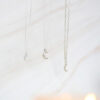 celeste midi necklace belcher mooki jewellery silver sustainable moon dainty