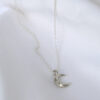 celeste midi necklace belcher mooki jewellery silver sustainable moon dainty