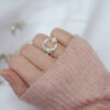 celeste ring mooki jewellery moon star ring chunky sterling silver cleethorpes british designer