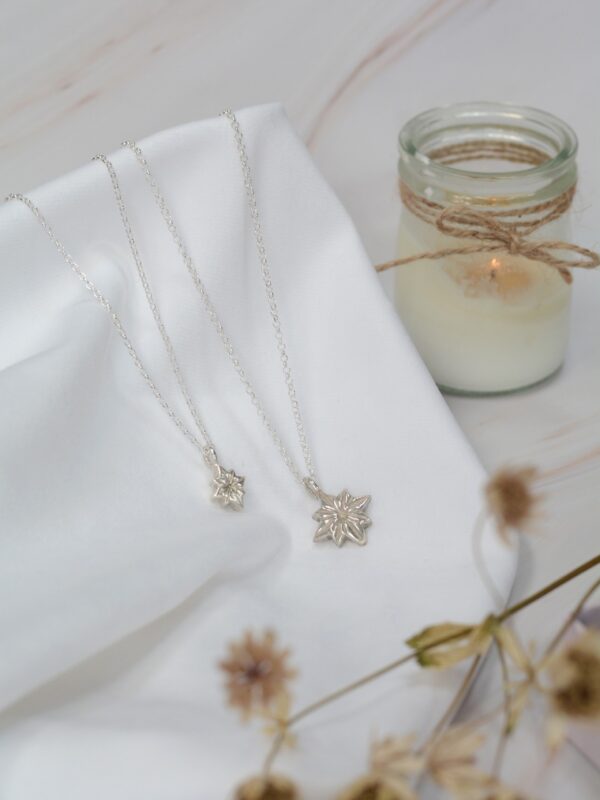 polaris maxi necklace mooki jewellery north star silver chunky dainty sustainable recycled sterling cleethorpes jewellers