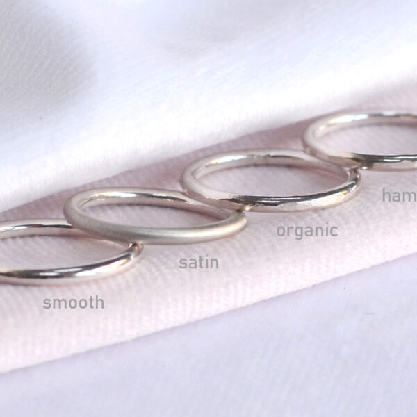 stacking ring mooki jewellery recycled silver stack stacker