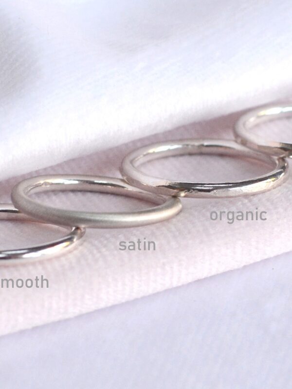 stacking ring mooki jewellery recycled silver stack stacker