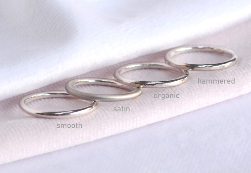 stacking ring mooki jewellery recycled silver stack stacker