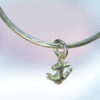 mooki jewellery anchor bangle charm sterling silver nautical sailor