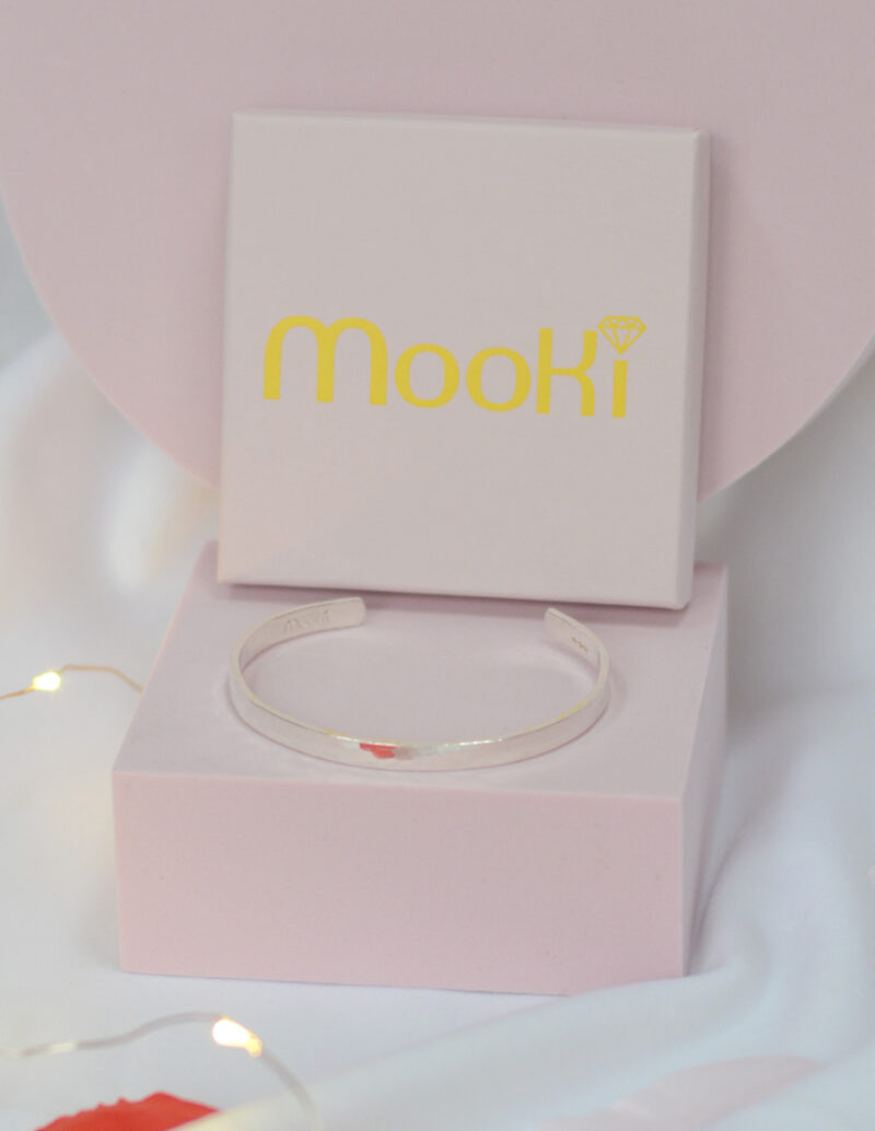 mooki timeless cuff organic hammered recycled silver grimsby cleethorpes