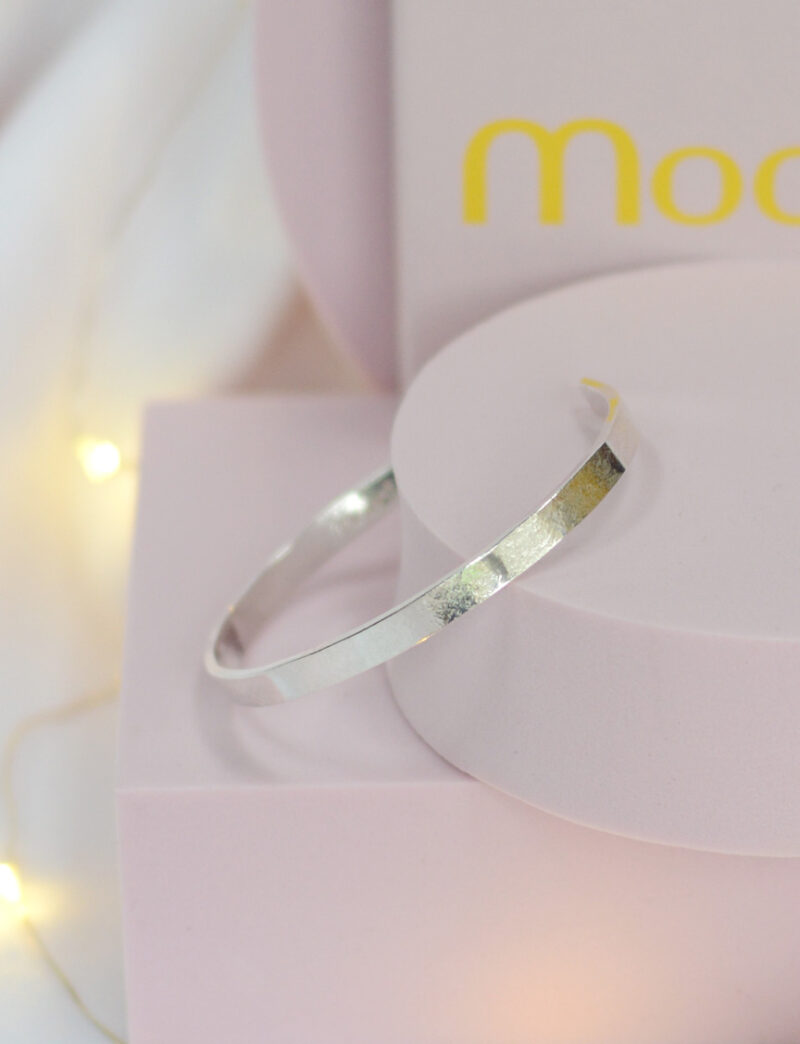 mooki timeless cuff organic hammered recycled silver grimsby cleethorpes