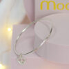 mooki love peace bangle recycled sterling silver handmade grimsby cleethorpes