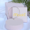 mooki jewellery skinny heart bangle sterling silver charm