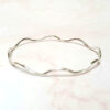 mooki jewellery wiggle bangle 2mm recycled silver