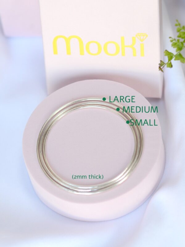 stacking bangle mooki jewellery recycled sterling silver bangles