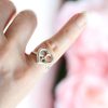 baby unity ring love peace handmade recycled silver unique mooki jewellery