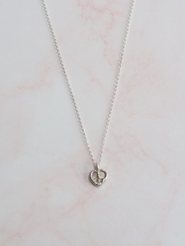 baby unity necklace recycled sterling silver mooki jewellery