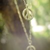 peace trace necklace cnd luxury recycled sterling silver hand made unique mooki jewellery