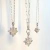 polaris necklace belcher trace north star luxury recycled sterling silver hand made unique mooki jewellery