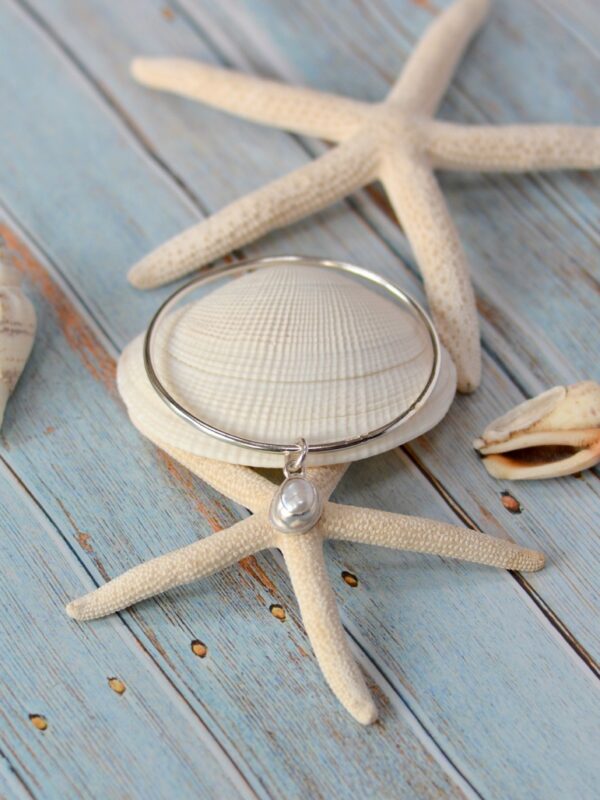 pearl bangle mooki jewellery silver waltham jewellers grimsby