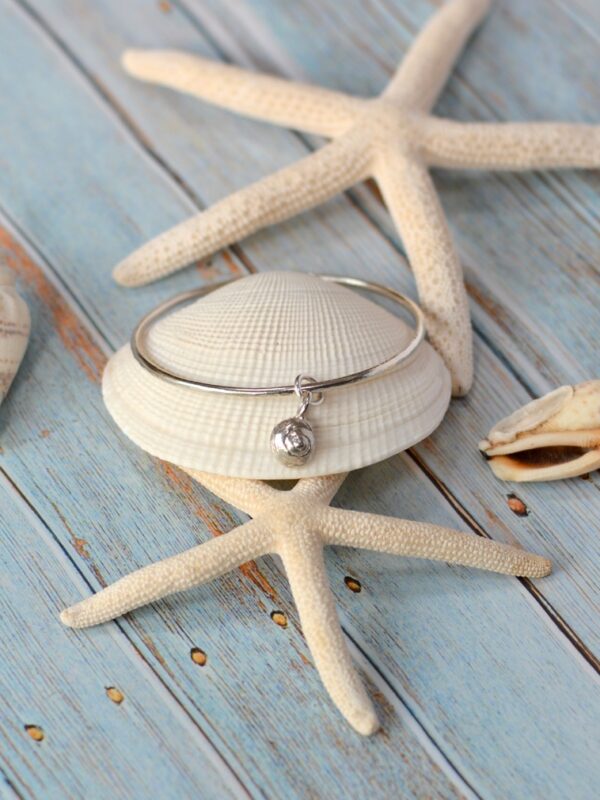 MooKi Jewellery Winkle Shell Bangle Sea Sterling Silver Cleethorpes Beach Grimsby Jewellers
