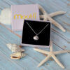 midi shell necklace pendant belcher chain mooki jewellery waltham grimsby jewellers handcrafted silver cleethorpes beach