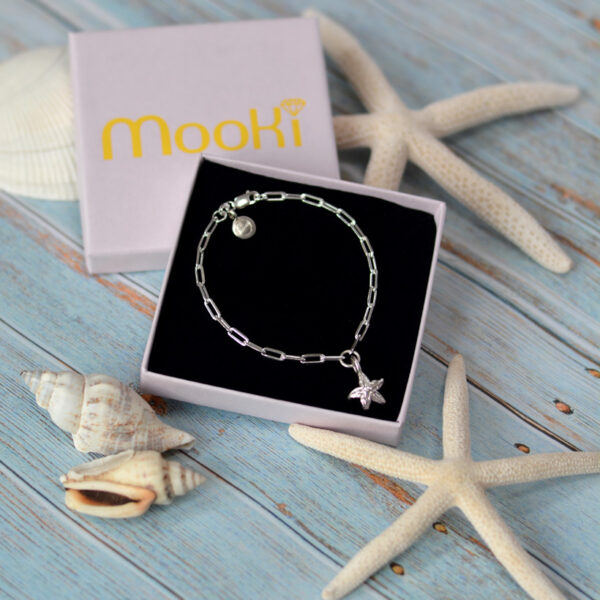 MooKi Jewellery Midi Starfish Trace Bracelet Sea Sterling Silver Cleethorpes Beach Grimsby Jewellers