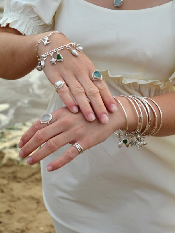 mooki jewellery tidal treasures recycled silver grimsby jewellers handcrafted sustainable british silversmith